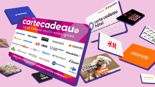 Top 10 des cartes cadeaux préférées en France